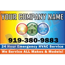 HVAC Vehicle Magnet #2